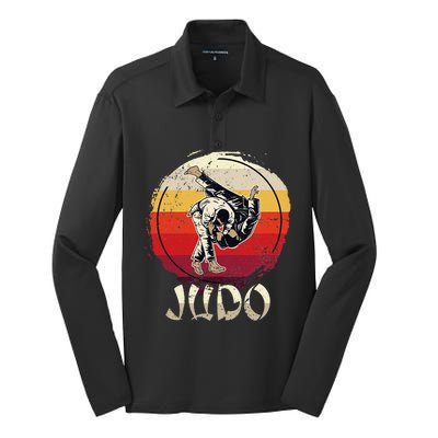 Judoka Judo Silk Touch Performance Long Sleeve Polo