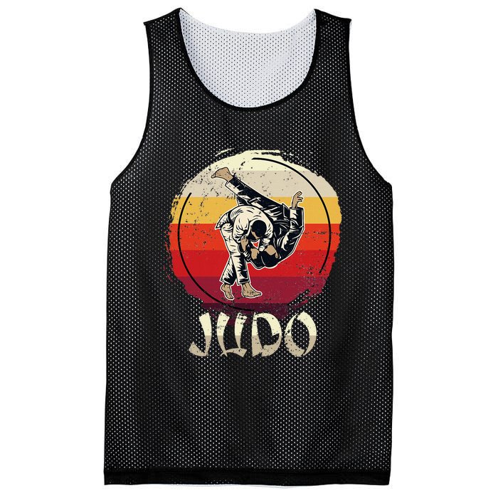 Judoka Judo Mesh Reversible Basketball Jersey Tank