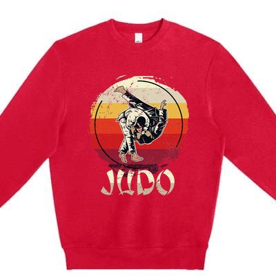 Judoka Judo Premium Crewneck Sweatshirt