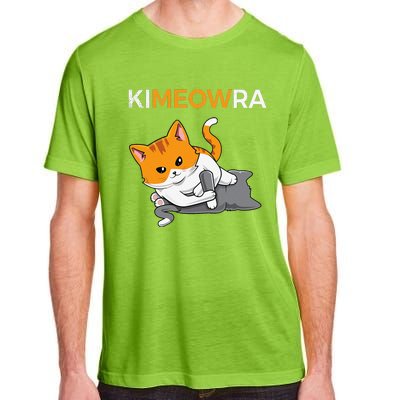 Jiu Jitsu Kimura & Cute Kawaii Cat Funny BJJ Adult ChromaSoft Performance T-Shirt