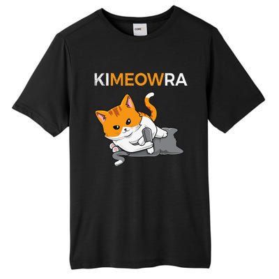 Jiu Jitsu Kimura & Cute Kawaii Cat Funny BJJ Tall Fusion ChromaSoft Performance T-Shirt