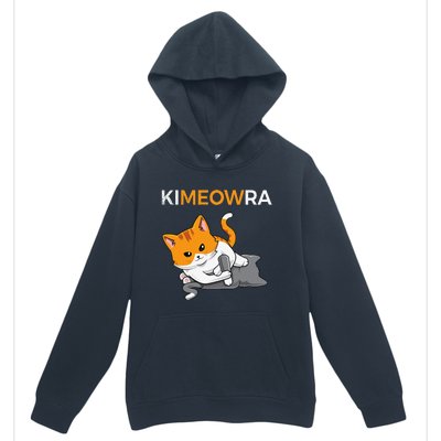 Jiu Jitsu Kimura & Cute Kawaii Cat Funny BJJ Urban Pullover Hoodie