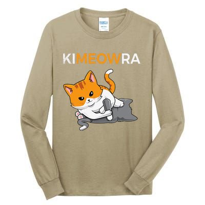 Jiu Jitsu Kimura & Cute Kawaii Cat Funny BJJ Tall Long Sleeve T-Shirt