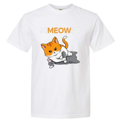 Jiu Jitsu Kimura & Cute Kawaii Cat Funny BJJ Garment-Dyed Heavyweight T-Shirt