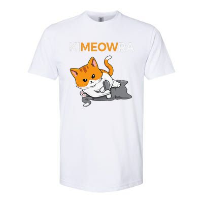 Jiu Jitsu Kimura & Cute Kawaii Cat Funny BJJ Softstyle CVC T-Shirt