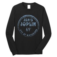 Janis Joplin Live At Winterland 1969 Long Sleeve Shirt