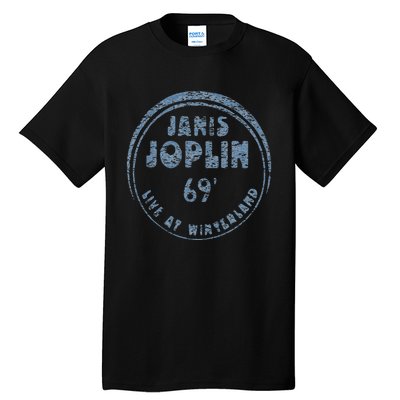 Janis Joplin Live At Winterland 1969 Tall T-Shirt