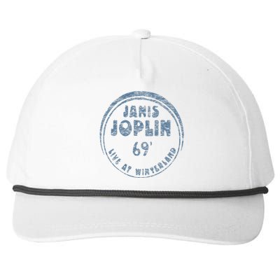 Janis Joplin Live At Winterland 1969 Snapback Five-Panel Rope Hat