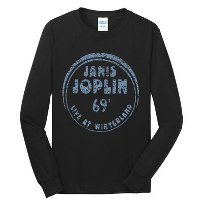 Janis Joplin Live At Winterland 1969 Tall Long Sleeve T-Shirt