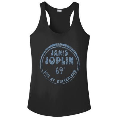 Janis Joplin Live At Winterland 1969 Ladies PosiCharge Competitor Racerback Tank