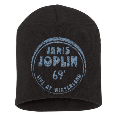 Janis Joplin Live At Winterland 1969 Short Acrylic Beanie