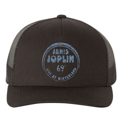 J.Anis Joplin Live At Winterland 1969 Yupoong Adult 5-Panel Trucker Hat