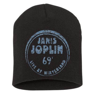 J.Anis Joplin Live At Winterland 1969 Short Acrylic Beanie