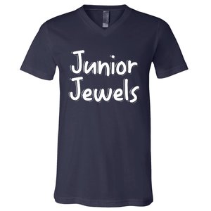 Junior Jewels Logo V-Neck T-Shirt