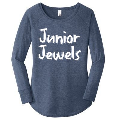 Junior Jewels Logo Women's Perfect Tri Tunic Long Sleeve Shirt