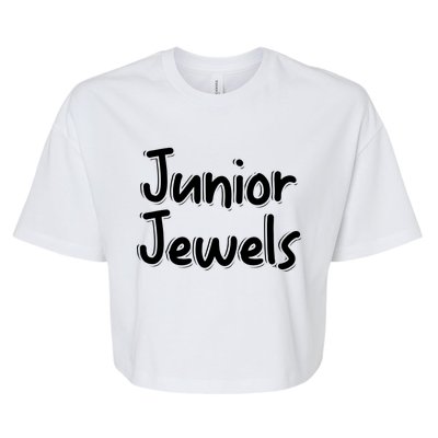 Junior Jewels Logo Bella+Canvas Jersey Crop Tee