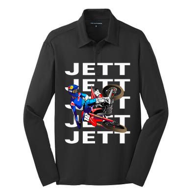 JL18 Jett Motocross Lawrence Supercross Silk Touch Performance Long Sleeve Polo