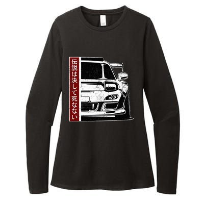 Jdm Japan Motorsport Tuning Car Legend 90s Womens CVC Long Sleeve Shirt