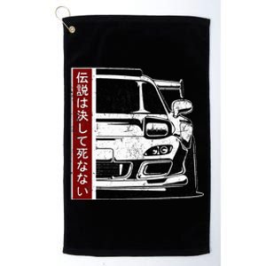 Jdm Japan Motorsport Tuning Car Legend 90s Platinum Collection Golf Towel