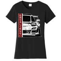 Jdm Japan Motorsport Tuning Car Legend 90s Women's T-Shirt