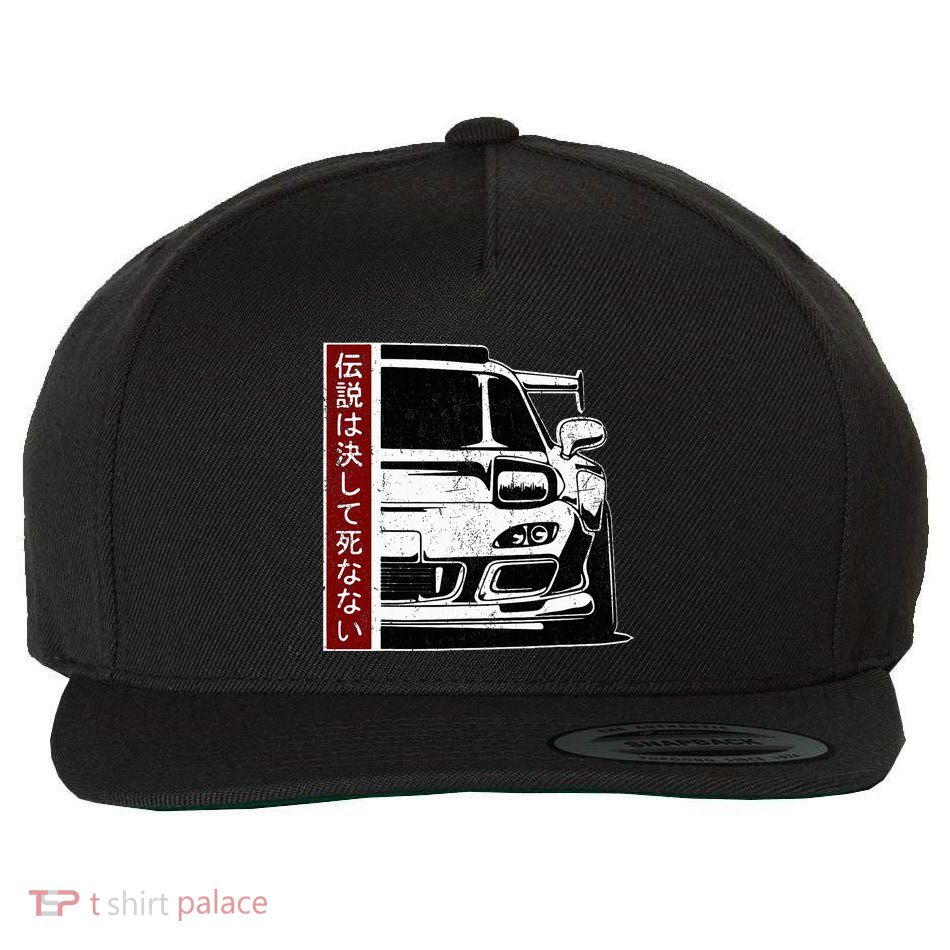 Jdm Japan Motorsport Tuning Car Legend 90s Wool Snapback Cap