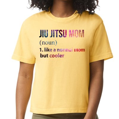 Jiu Jitsu Mom Like A Normal Mom But Cooler Comfort Colors Boxy T-Shirt