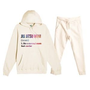 Jiu Jitsu Mom Like A Normal Mom But Cooler Premium Hooded Sweatsuit Set