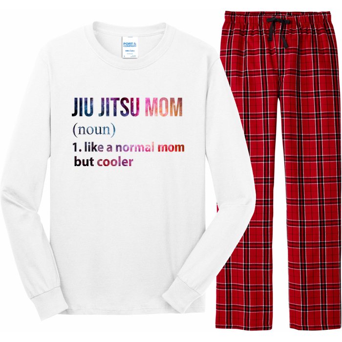 Jiu Jitsu Mom Like A Normal Mom But Cooler Long Sleeve Pajama Set