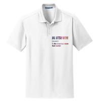 Jiu Jitsu Mom Like A Normal Mom But Cooler Dry Zone Grid Polo