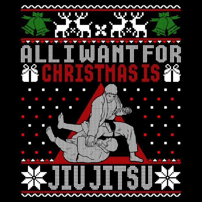 Jiu Jitsu Mma Bjj Ugly Christmas Xmas Gift Sweater Gift Cooling Performance Crew T-Shirt