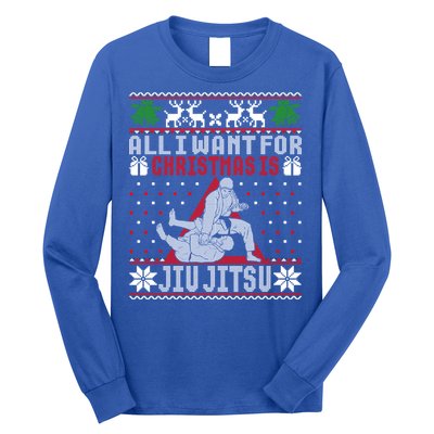 Jiu Jitsu Mma Bjj Ugly Christmas Xmas Gift Sweater Gift Long Sleeve Shirt