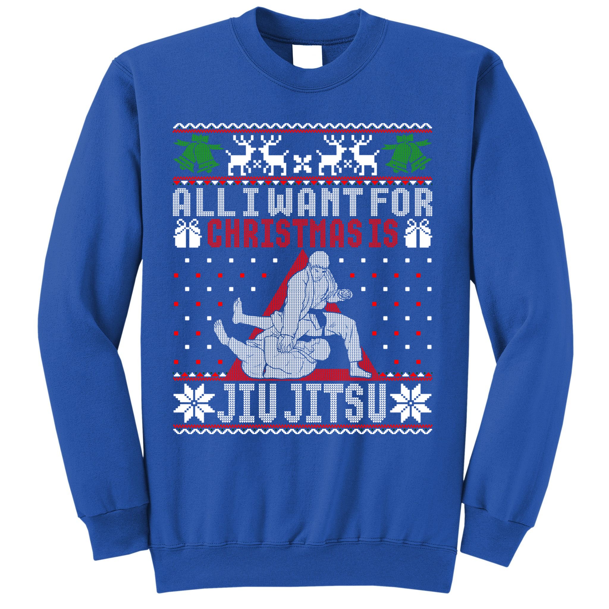 Jiu Jitsu Mma Bjj Ugly Christmas Xmas Gift Sweater Gift Sweatshirt