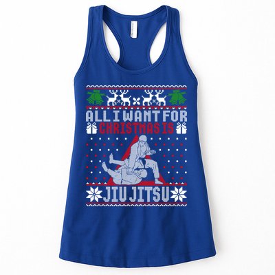 Jiu Jitsu Mma Bjj Ugly Christmas Xmas Gift Sweater Gift Womens Tank Top