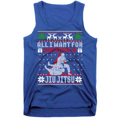 Jiu Jitsu Mma Bjj Ugly Christmas Xmas Gift Sweater Gift Tank Top