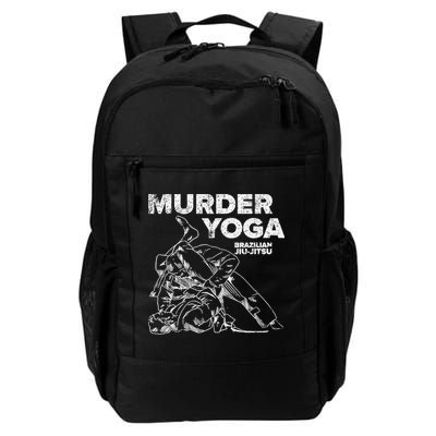 Jiu Jitsu Murder Yoga Vintage Sunset Funny Brazilian Backpack