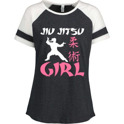 Jiu Jitsu Mixed Martial Arts Fighter Fighting Cute Gift Enza Ladies Jersey Colorblock Tee