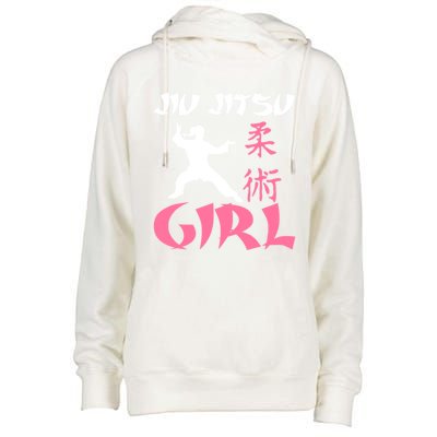 Jiu Jitsu Mixed Martial Arts Fighter Fighting Cute Gift Womens Funnel Neck Pullover Hood