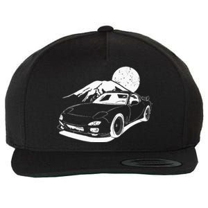 JDM Japan Motorsport Tuning Car Legend 90s Wool Snapback Cap