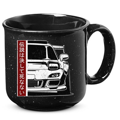 JDM Japan Motorsport tuning car 90s 15oz Campfire Ceramic Mug