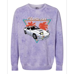 Jdm Japan Motorsport Tuning Car 90s Colorblast Crewneck Sweatshirt