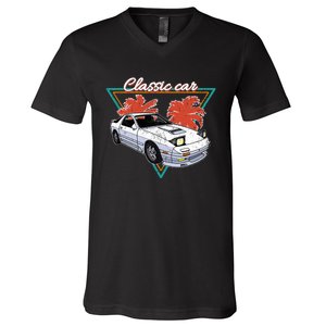 Jdm Japan Motorsport Tuning Car 90s V-Neck T-Shirt