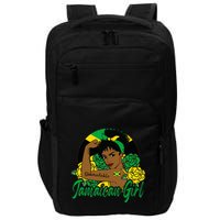 Jamaica Jamaican Mujer Jamaican Flag Impact Tech Backpack
