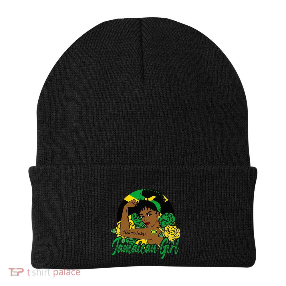Jamaica Jamaican Mujer Jamaican Flag Beanie