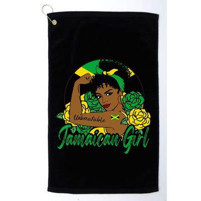 Jamaica Jamaican Mujer Jamaican Flag Golf Towel