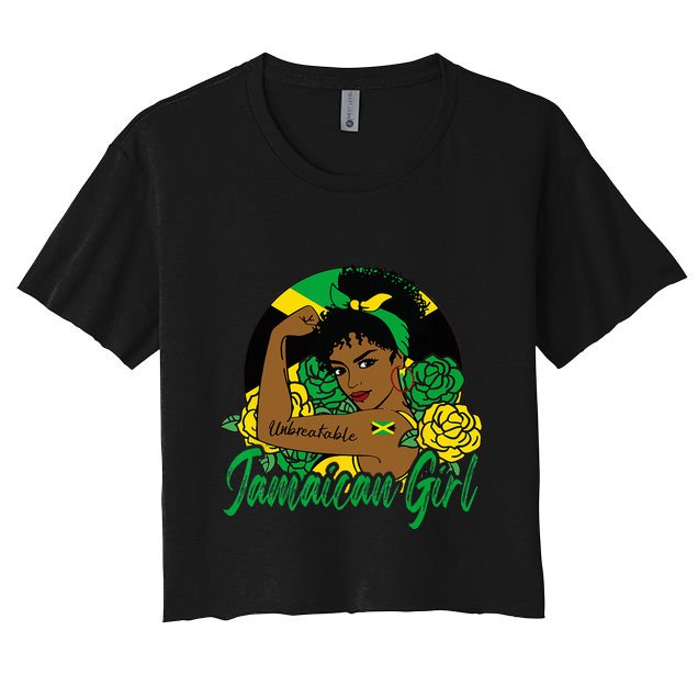 Jamaica Jamaican Mujer Jamaican Flag Crop Top