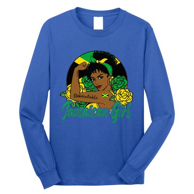 Jamaica Jamaican Mujer Jamaican Flag Long Sleeve Shirt