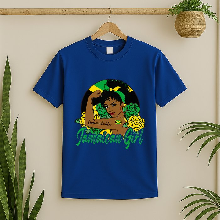 Jamaica Jamaican Mujer Jamaican Flag T-Shirt