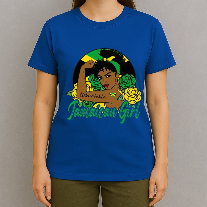 Jamaica Jamaican Mujer Jamaican Flag T-Shirt