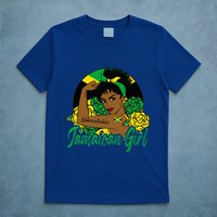 Jamaica Jamaican Mujer Jamaican Flag T-Shirt