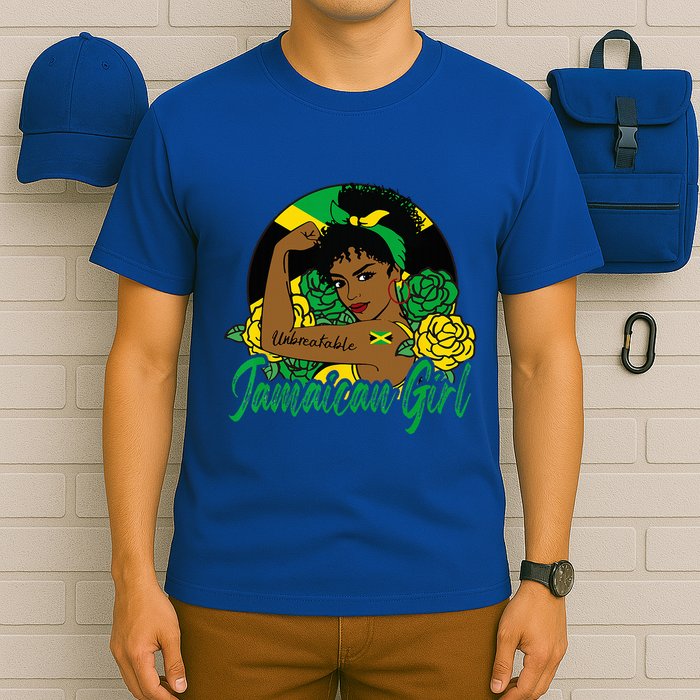 Jamaica Jamaican Mujer Jamaican Flag T-Shirt